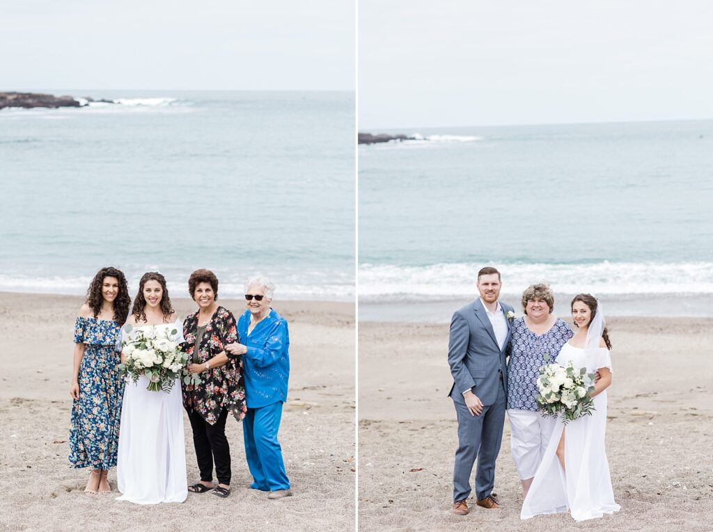 california beach elopement