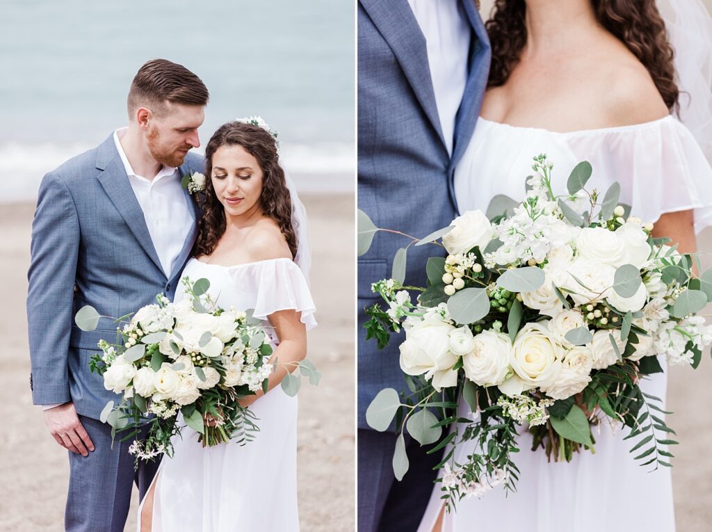 california beach elopement