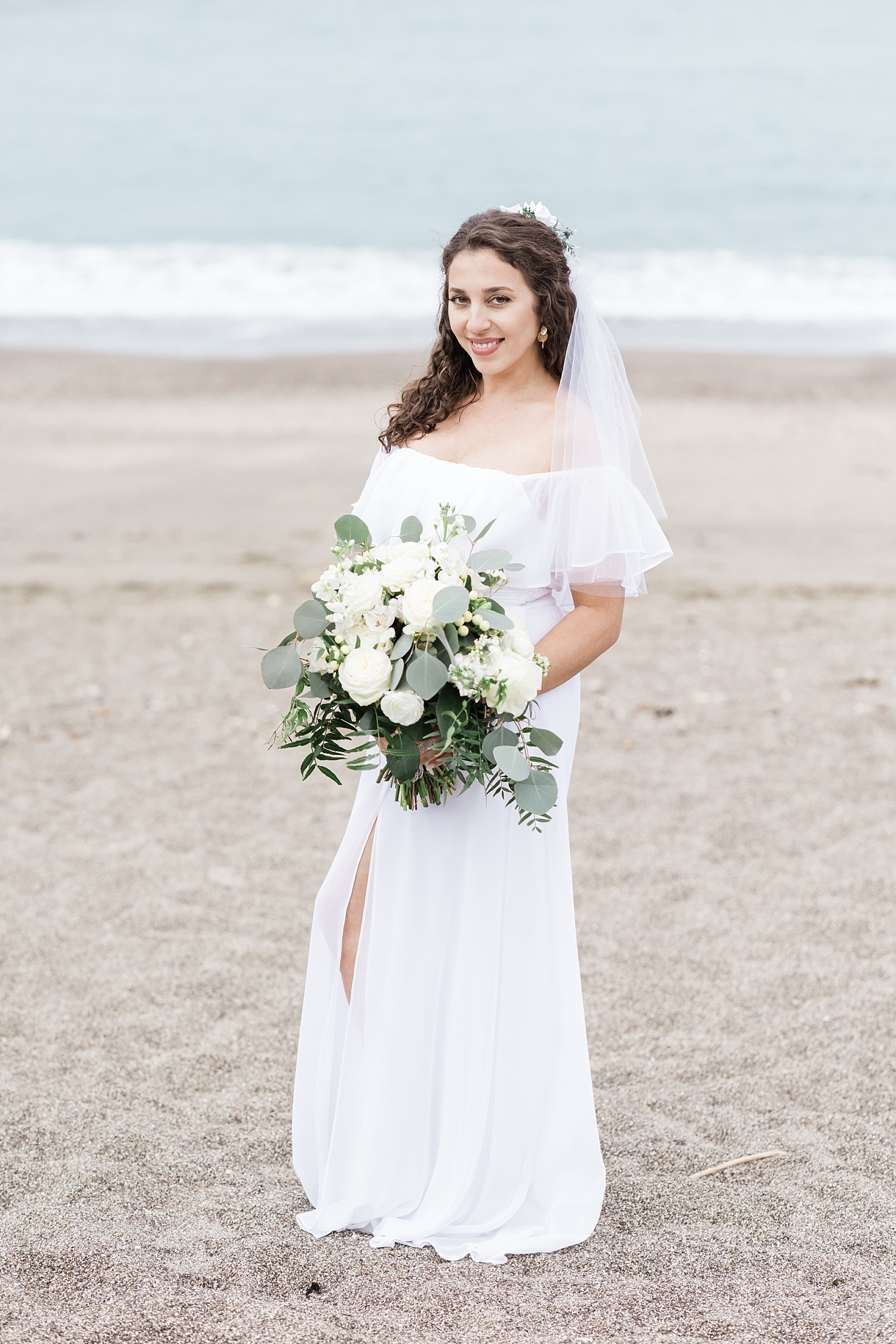 california beach elopement