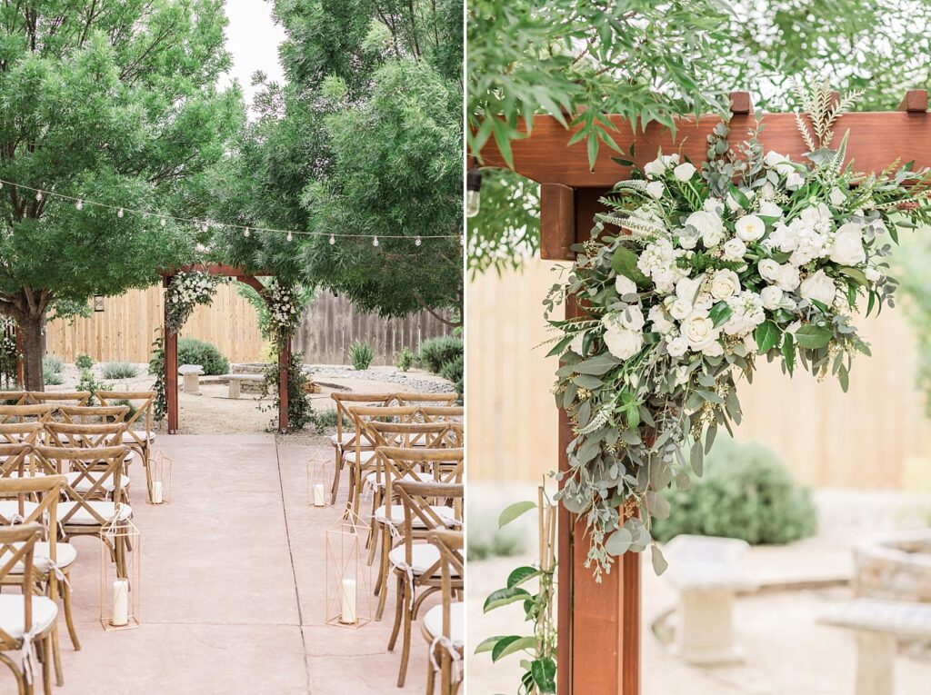 BACKYARD WEDDING CEREMONY