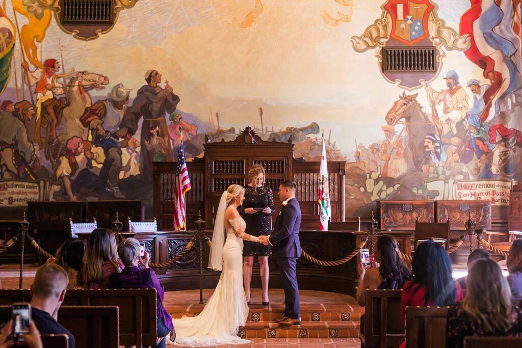 SANTA BARBARA COURTHOUSE WEDDING