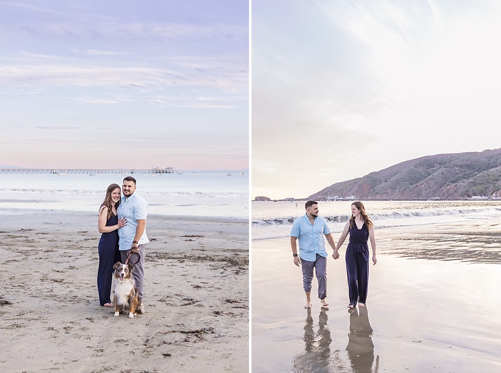 avila beach engagement photos