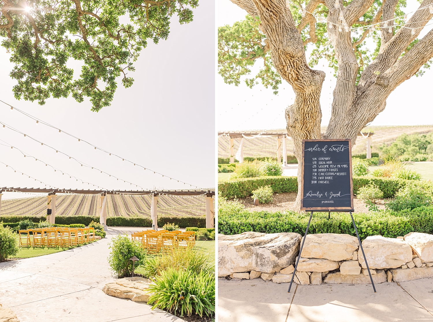 villa san-juliette winery wedding