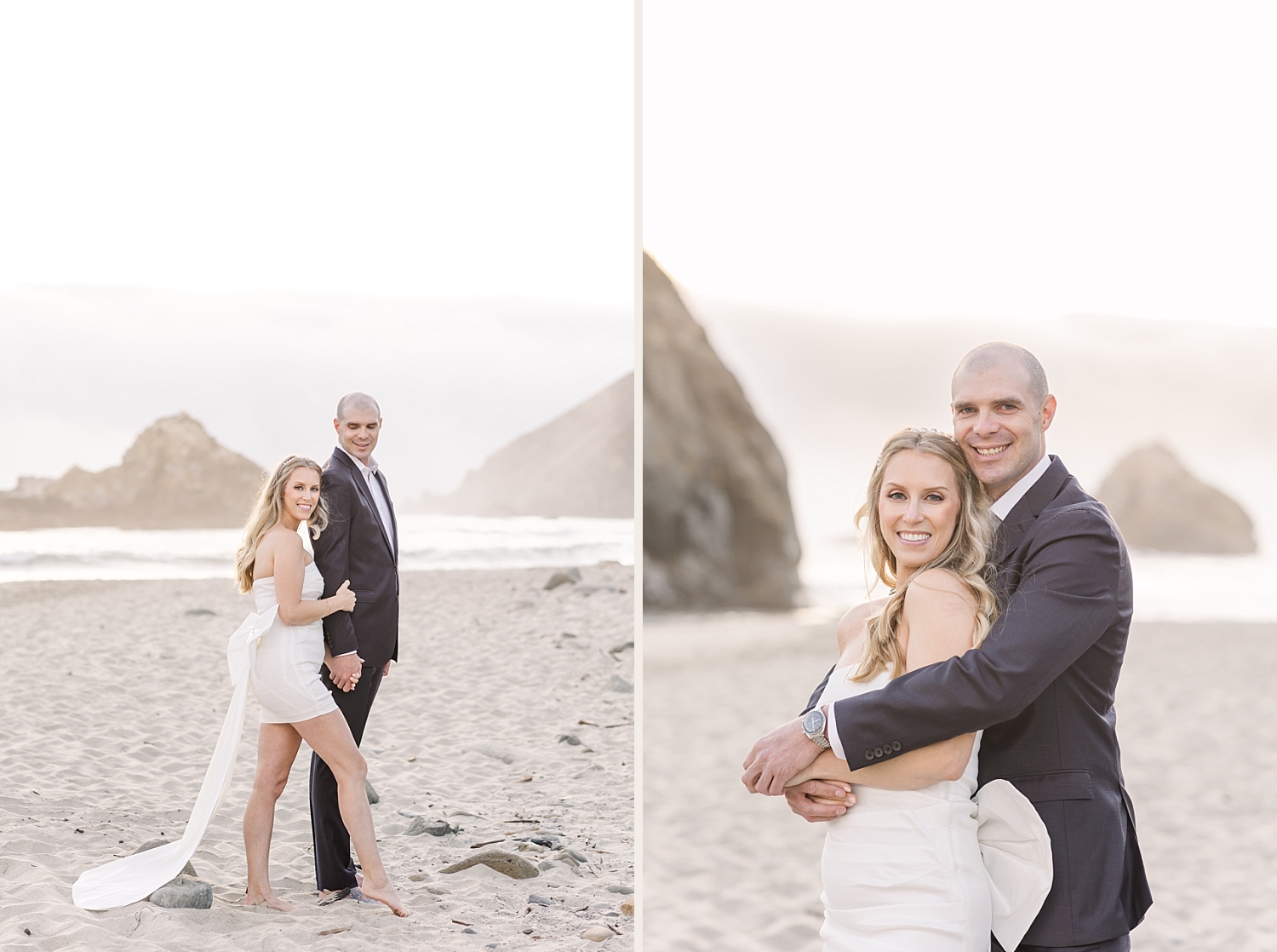 pfieffer beach engagement photos