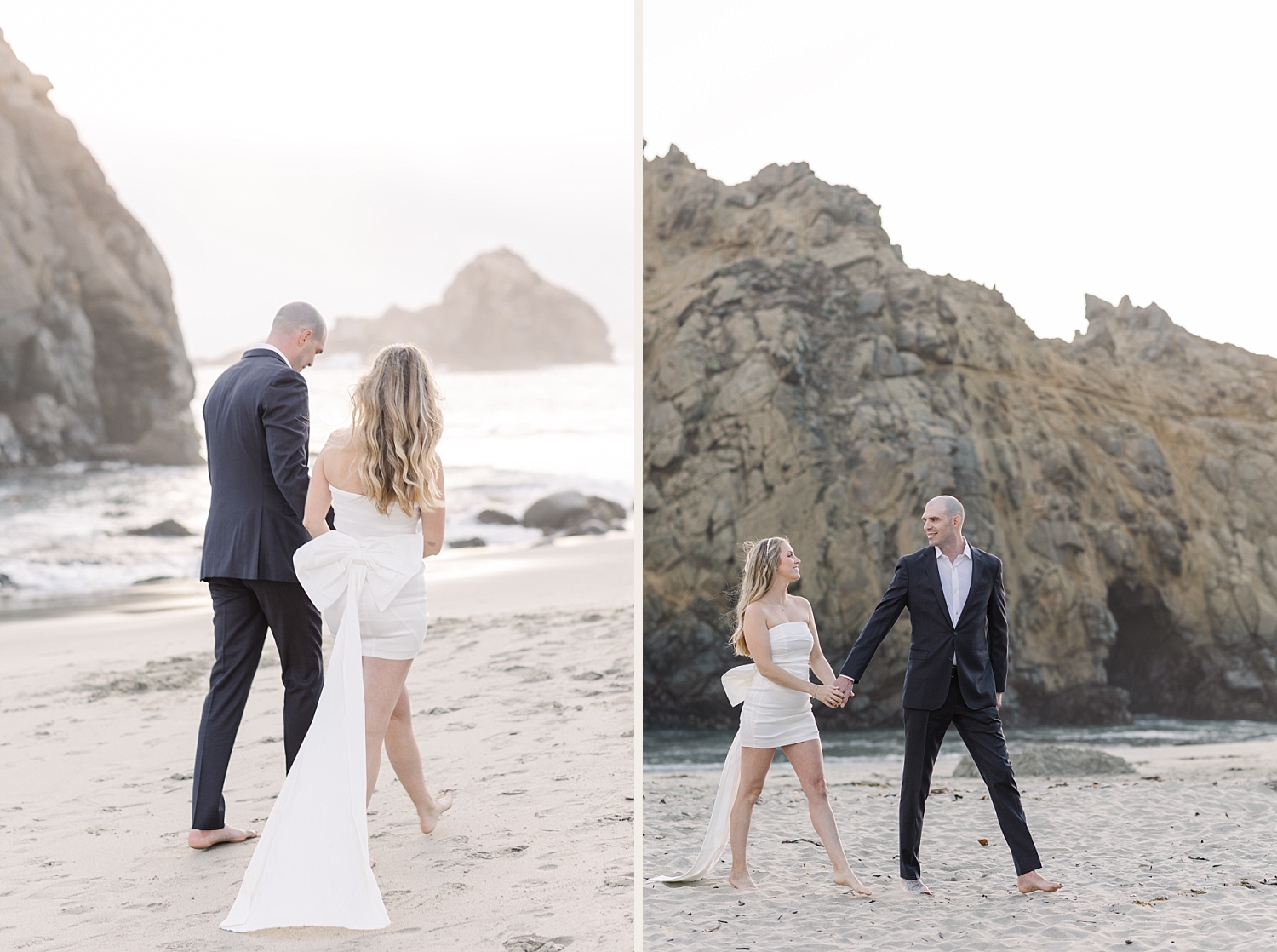 pfieffer beach engagement photos